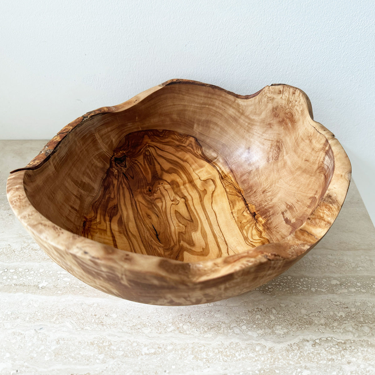 Extra Large Olive Wood Salad Bowl