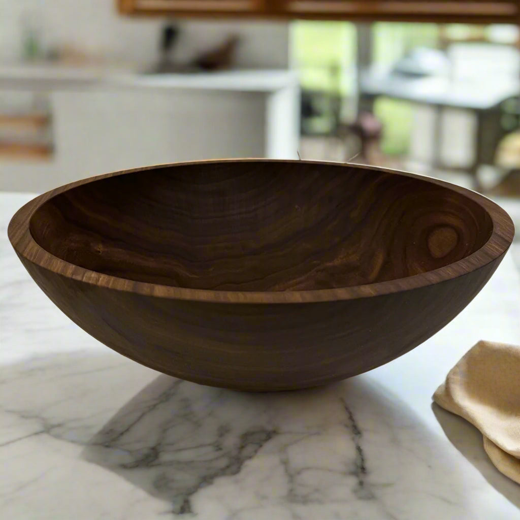 20" Walnut Salad Bowl