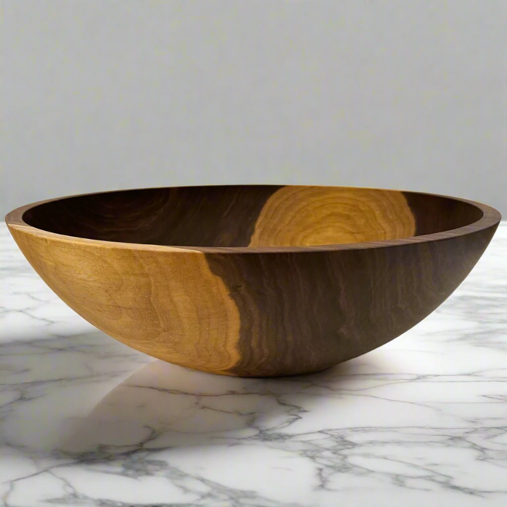 17" Walnut Salad Bowl