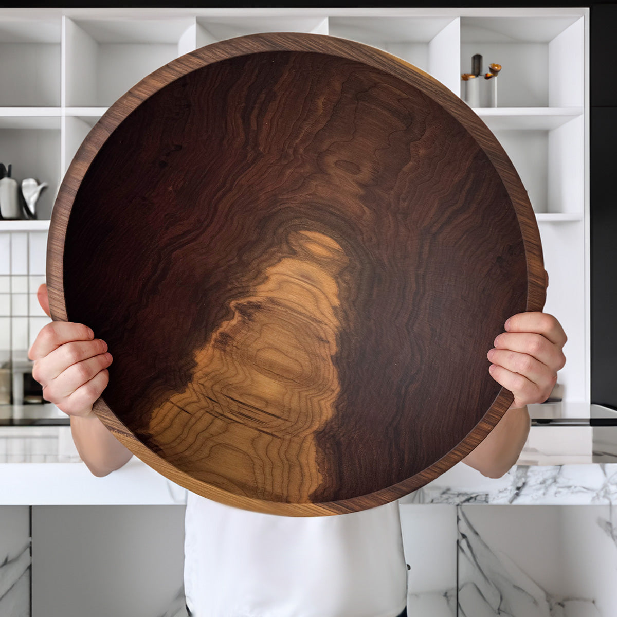 20" Walnut Salad Bowl