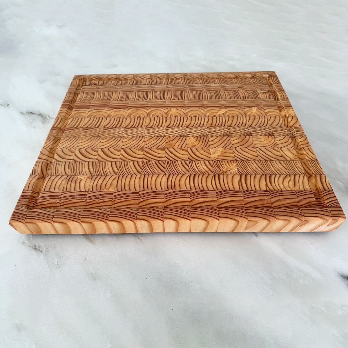 Larch Wood End Grain Butcher Block "The Foxbar"