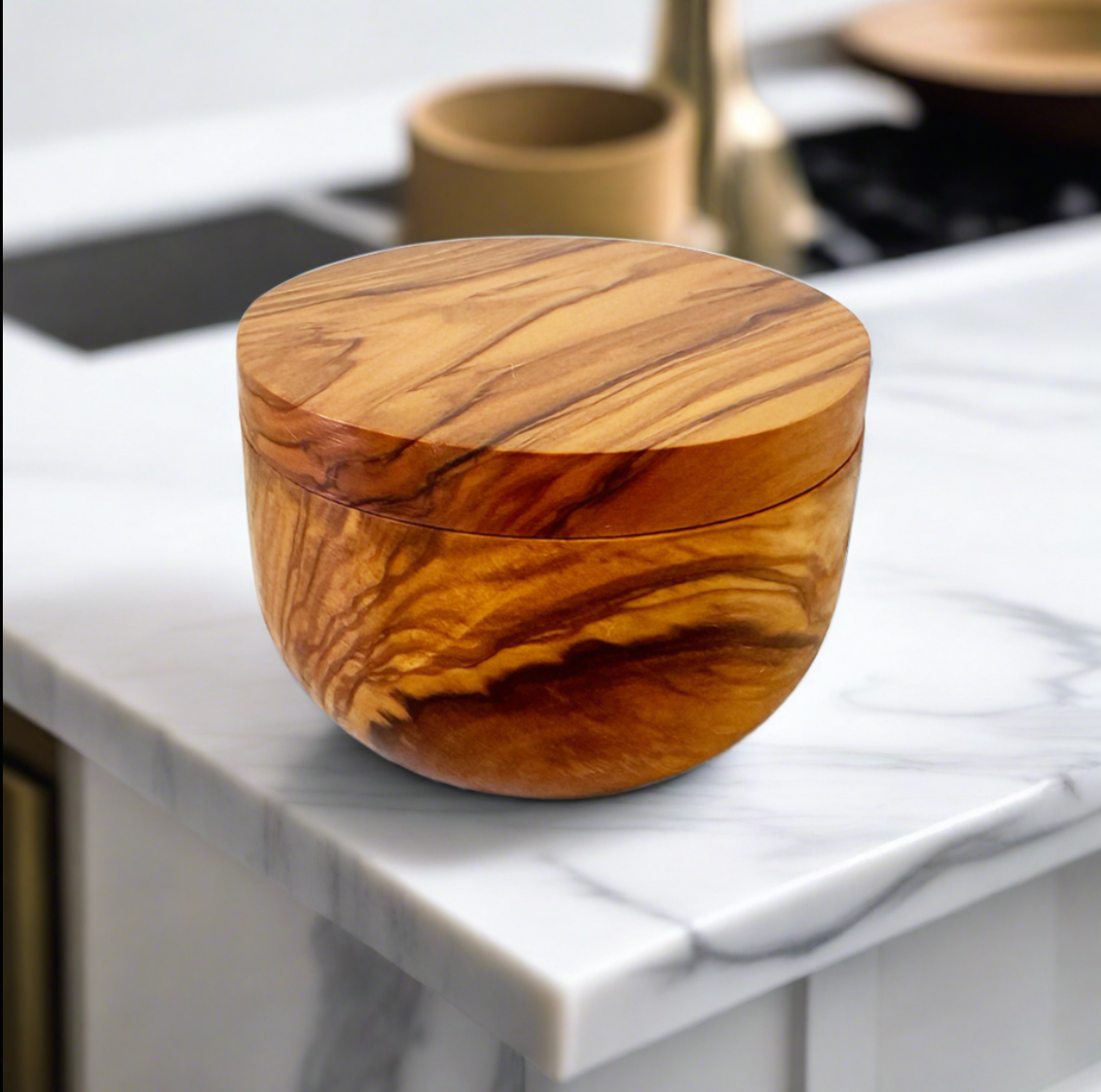 Olive Wood Salt Cellar