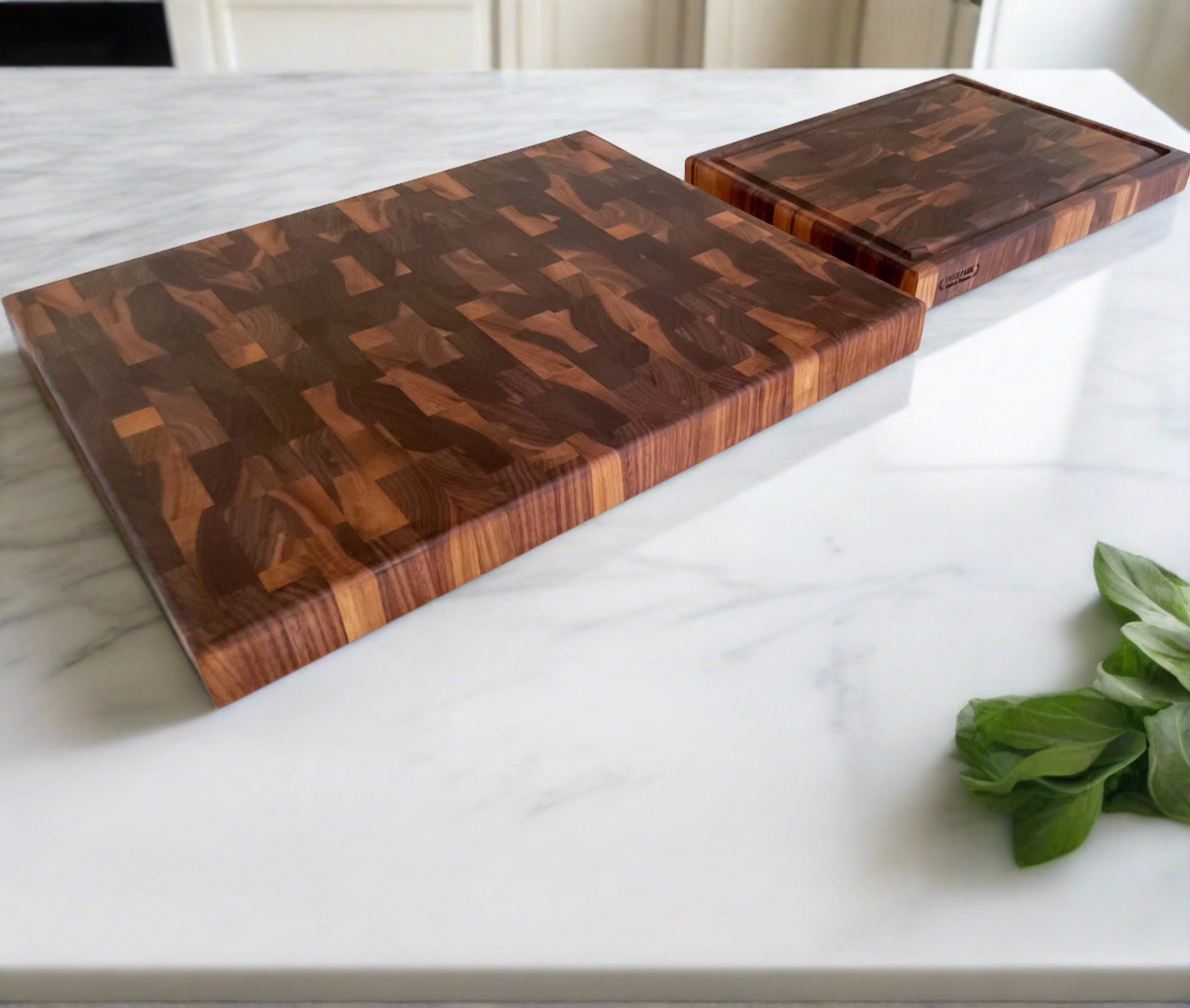 XL End-grain butcher block cutting top board