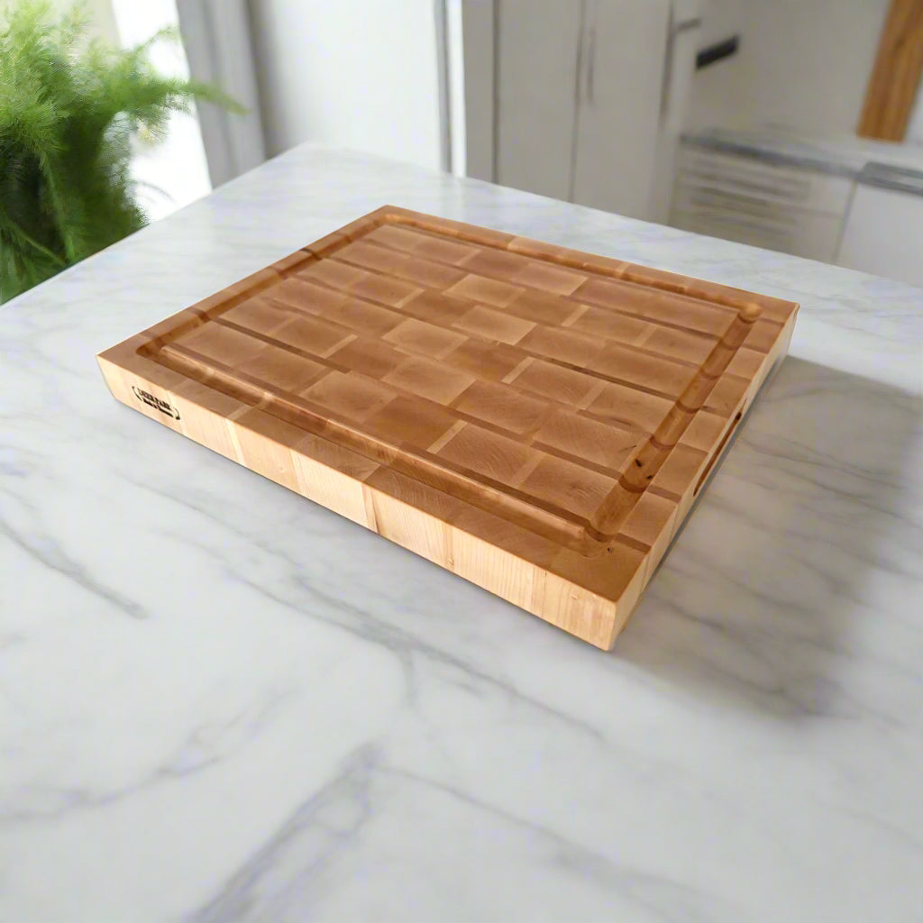 Maple End Grain Brick Board "The Macphearson"