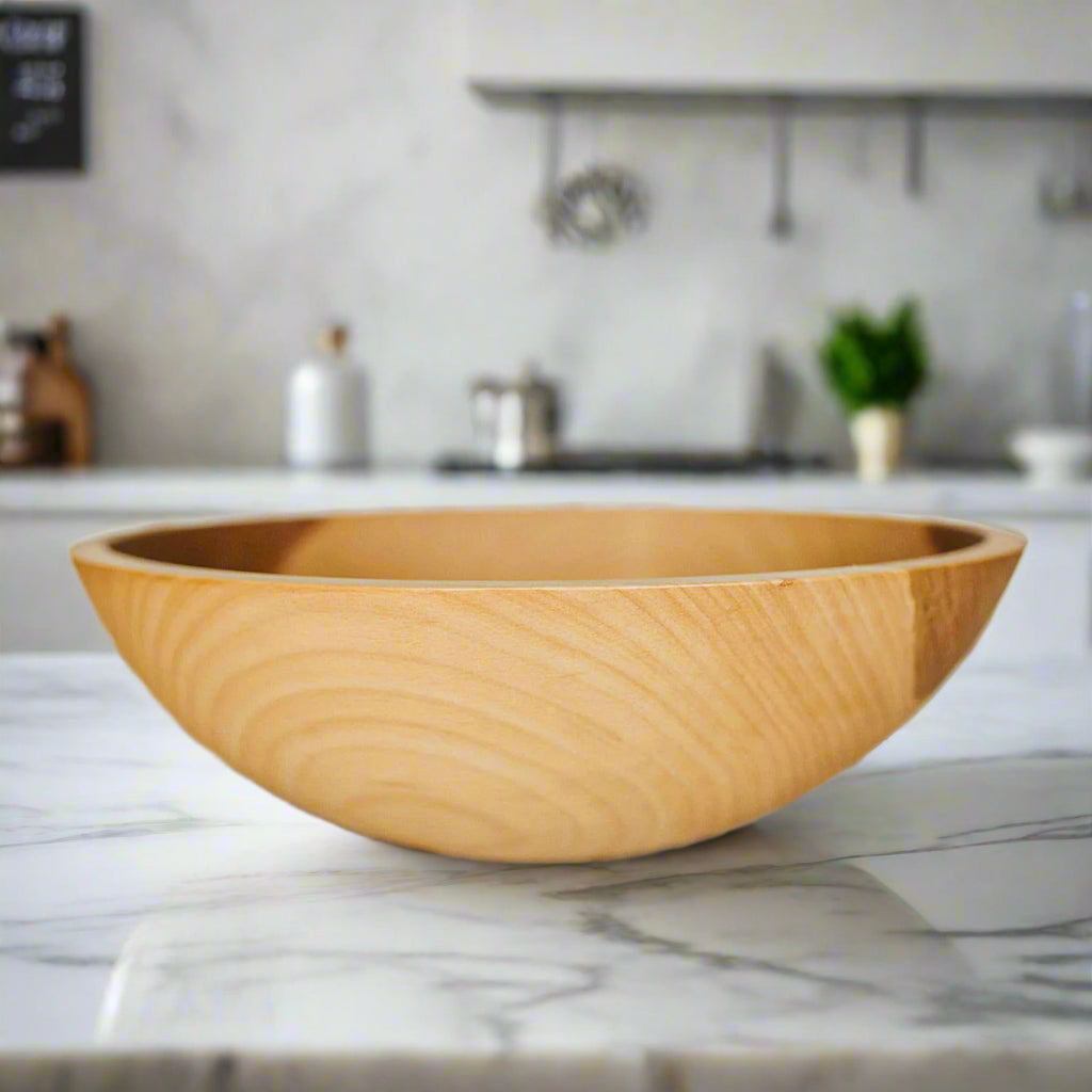 17" Beech Salad Bowl