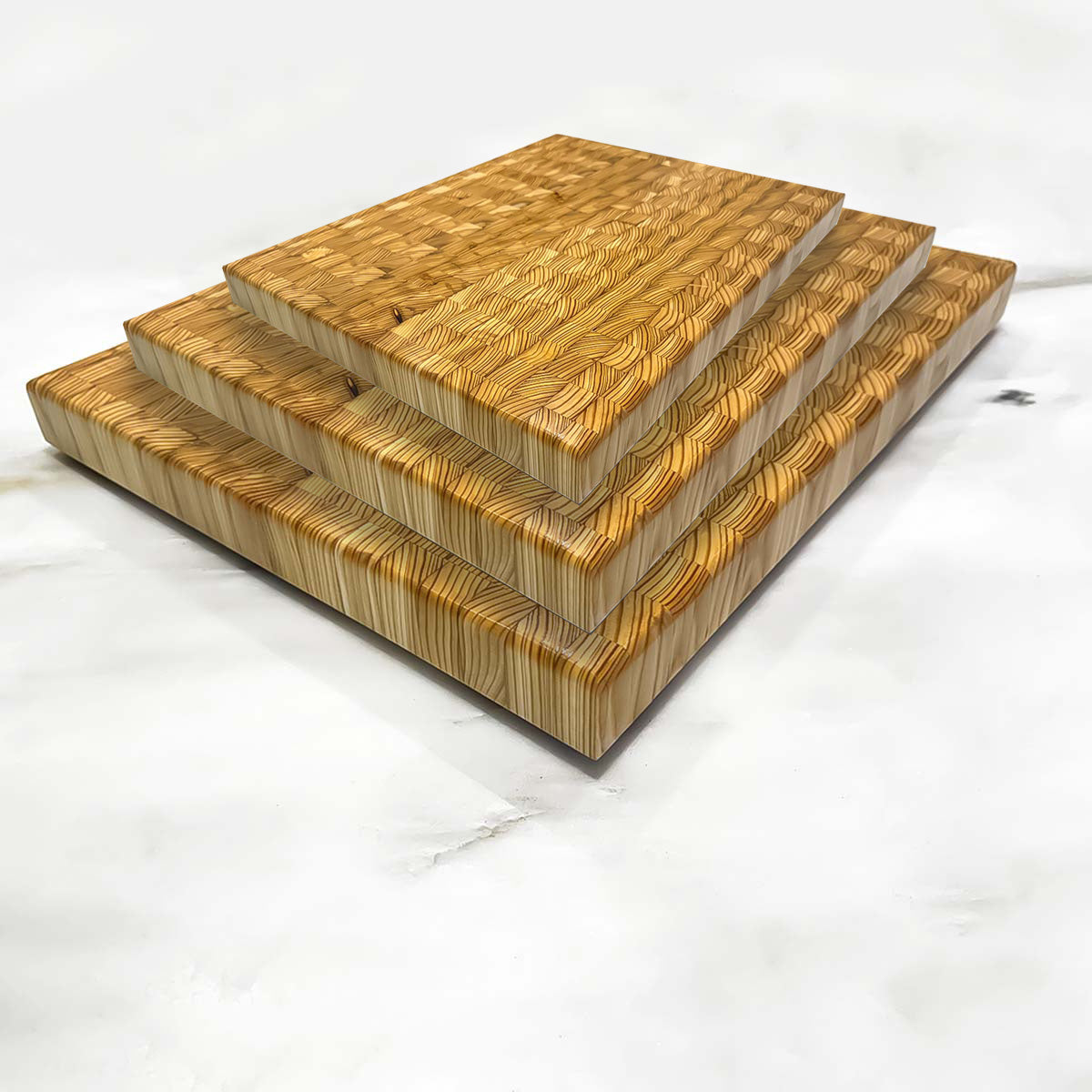 Set Of Three Larch Wood Cutting Boards "The Foxbar"