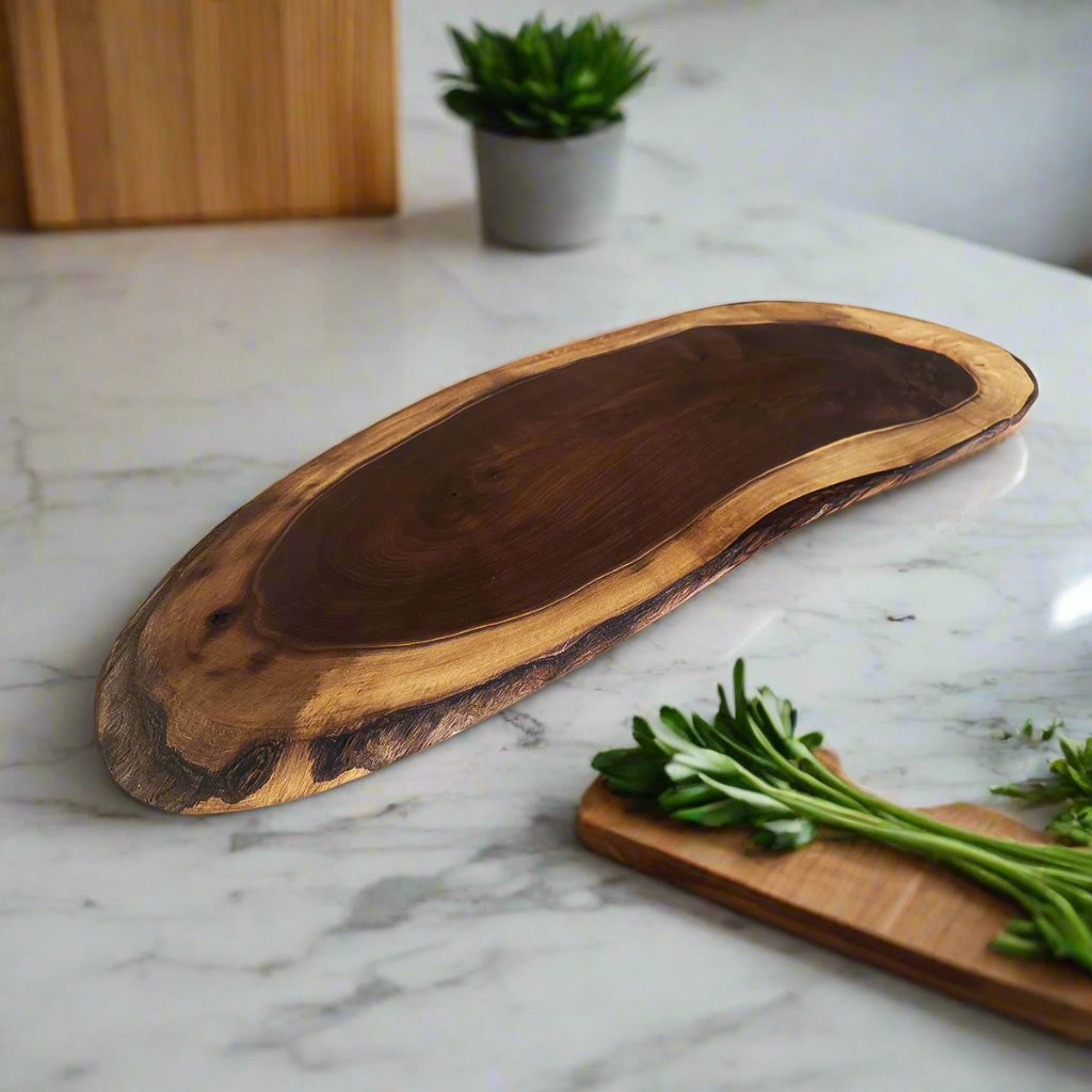 Live Edge Walnut Charcuterie Board