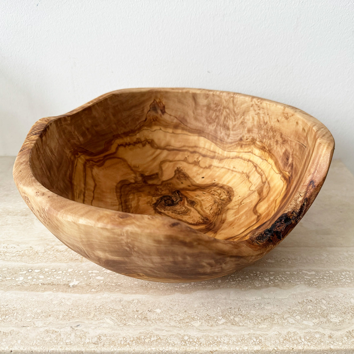 11" Extra Large Olive Wood Fruit Bowl