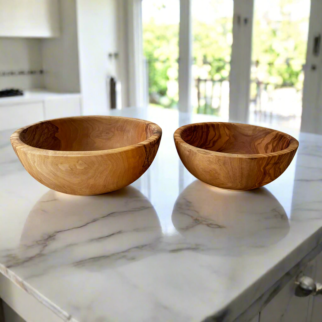 Olive Wood Salad Bowl