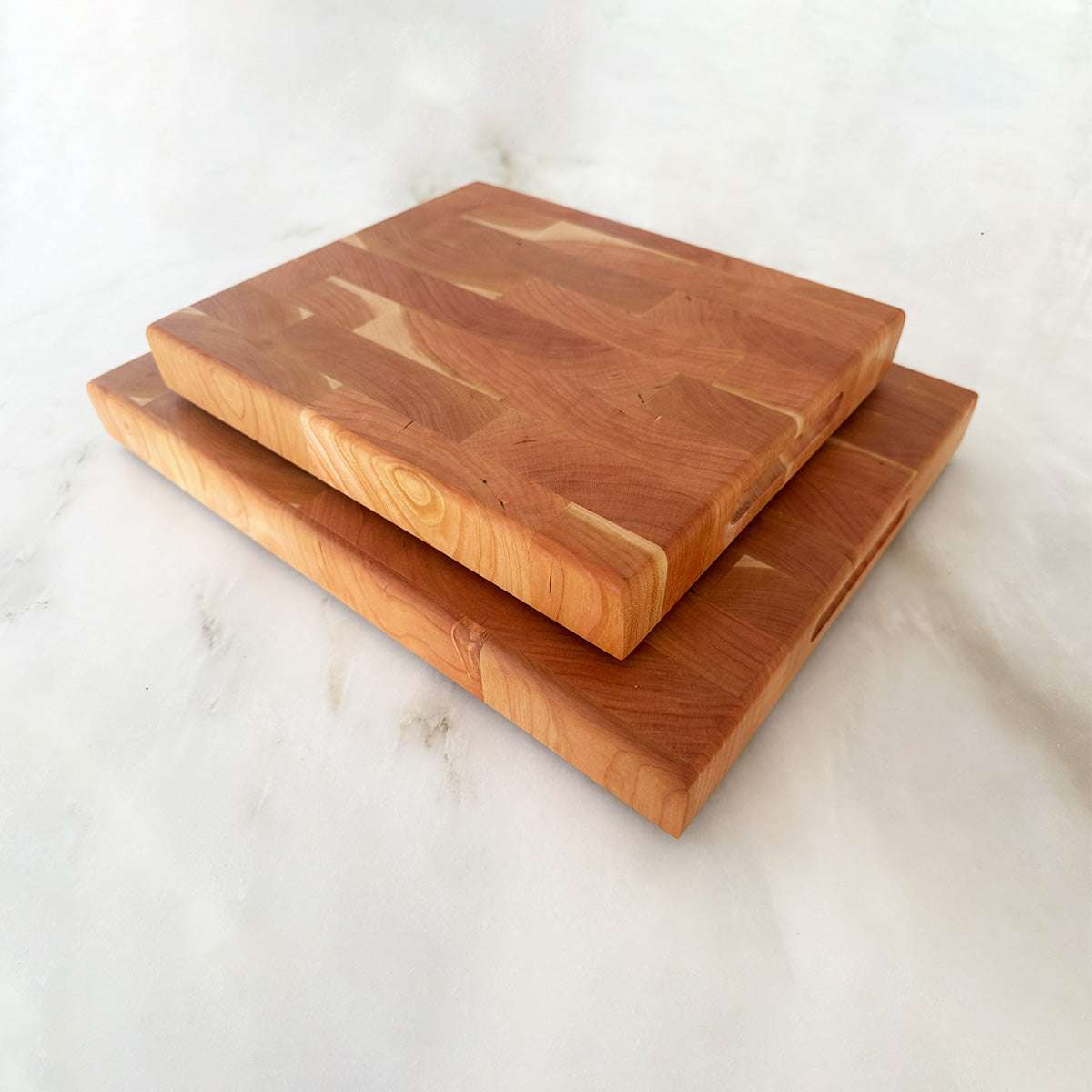 Two Cherry End Grain Cutting Boards "The Price"