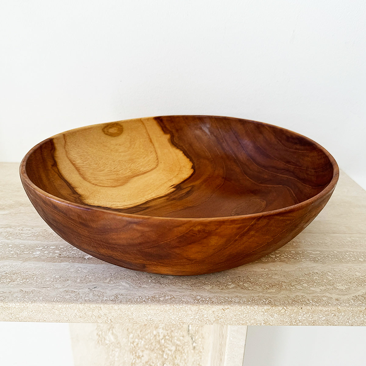 11" Teak Salad Bowl