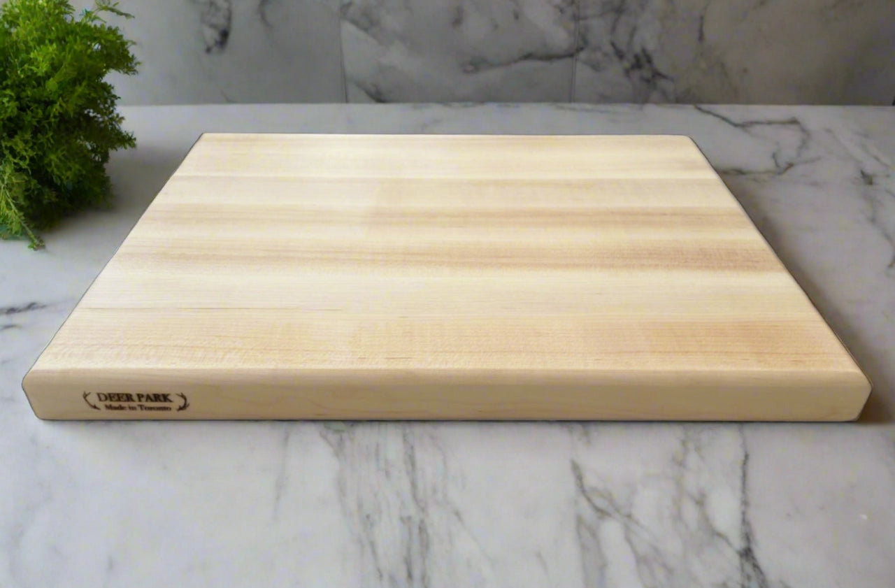 Timeless Trio - Mahogany, Maple, and Walnut Edge Grain Cutting Board (25  3/4 x 11 5/8 x 3/4) — Hung On Wood